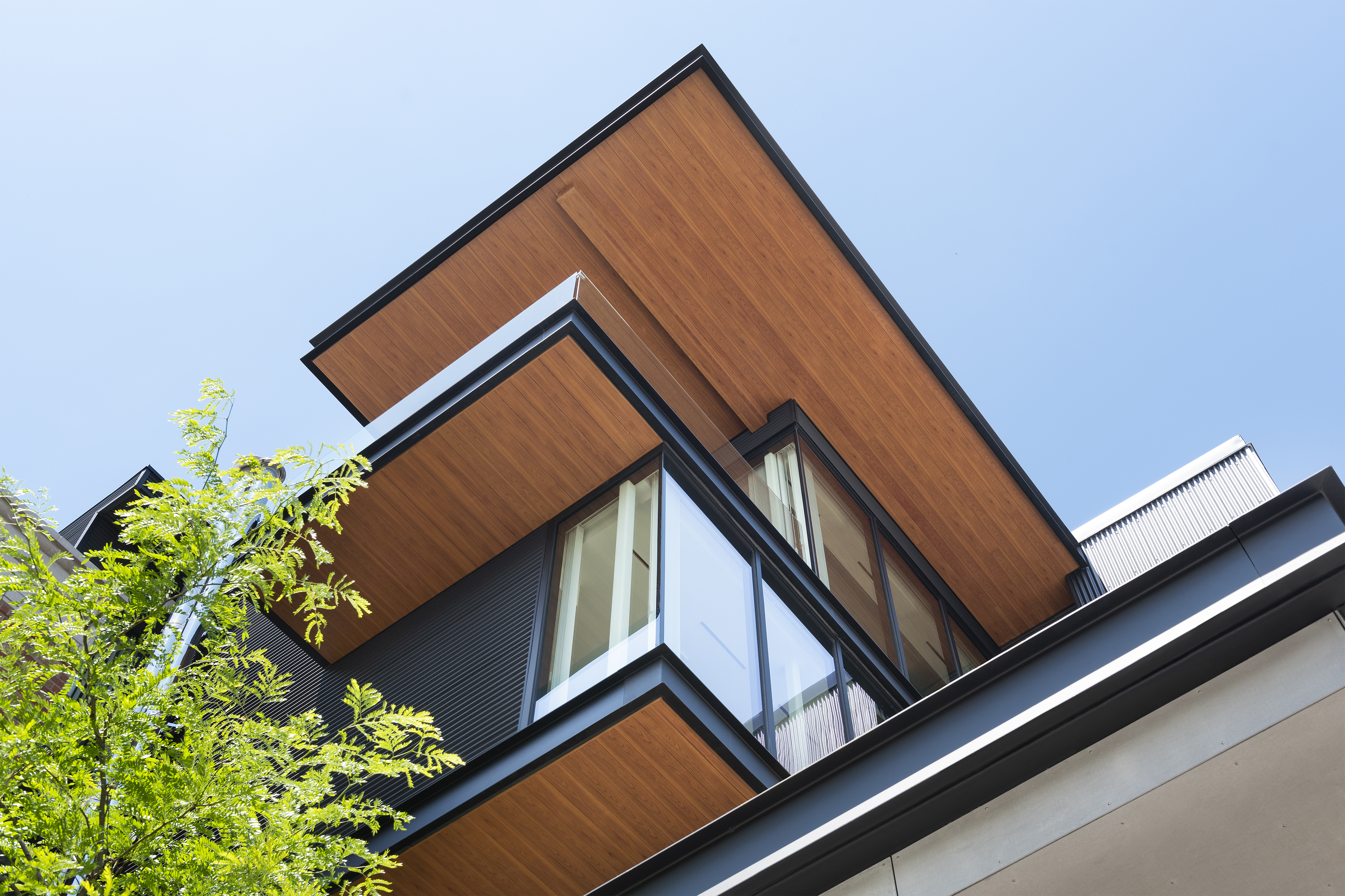 wood grain soffit